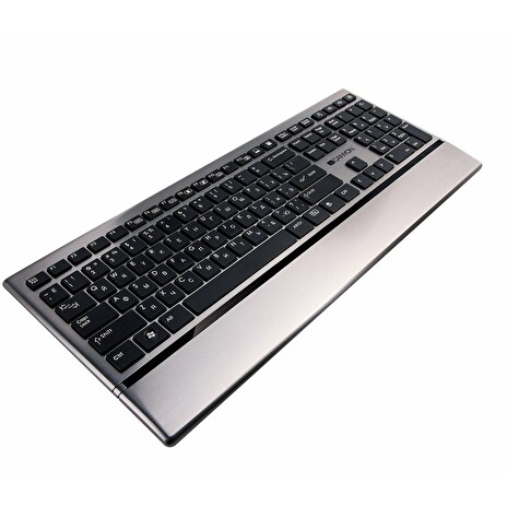 CANYON klávesnice stylová ultra tenká, multimediální CZ layout