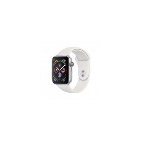 Apple Watch Series 4 GPS, 40mm Silver Aluminium Case with White Sport Band