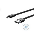ADATA Sync & Charge kabel - USB A 2.0, micro USB, 200cm, stříbrný