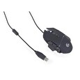 Gembird optická herní myš programovatelná 4000 DPI, AVAGO A3050, USB, černá