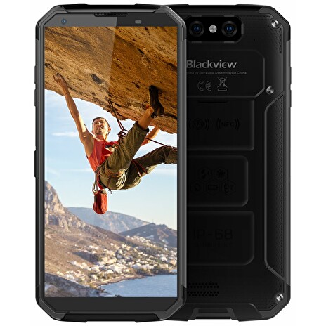 iGET Blackview GBV9500 - black 5,7" IPS FHD, OctaCore, Dual SIM, 4GB+64GB, 16 MPx+8 MPx, LTE, IP68, Android 8.1