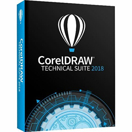 CorelDRAW Technical Suite 2018 ML, EN/DE/FR, BOX