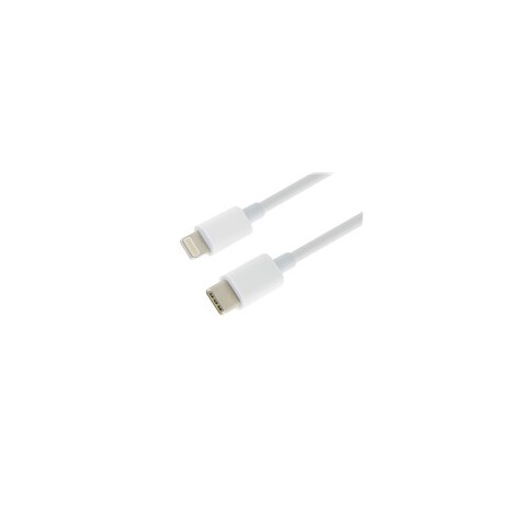 AVACOM Datový a nabíjecí kabel USB Type-C - Lightning, 100cm, bílá