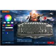 Herní klávesnice C-TECH Ixyon, pro gaming, CZ/SK, 7 barev podsvícení, programovatelná, černá, USB