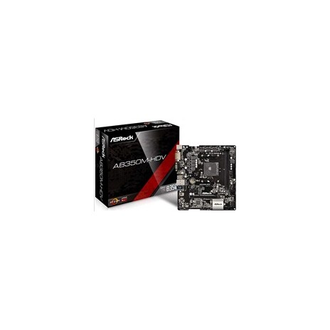 ASRock MB Sc AM4 AB350M-HDV R3.0, AMD AB350, 2xDDR4, VGA, mATX