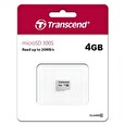 Transcend MicroSDHC karta 4GB 300S, Class 10, bez adaptéru