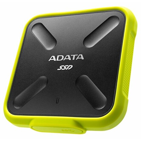 ADATA SD700 256GB SSD / Externí / USB 3.1 Gen 1 / žlutý