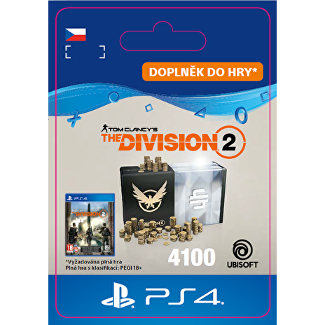ESD CZ PS4 - Tom Clancy’s The Division 2 – 4100 Premium Credits Pack
