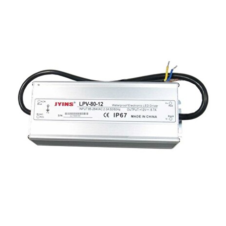 Zdroj-LED driver 12VDC/ 80W LPV80-12, JYINS