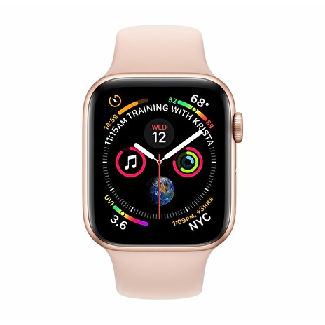 Watch S4, 44mm, Gold/Pink Sand Sport Band