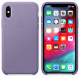 iPhone XS Leather Case - Lilac