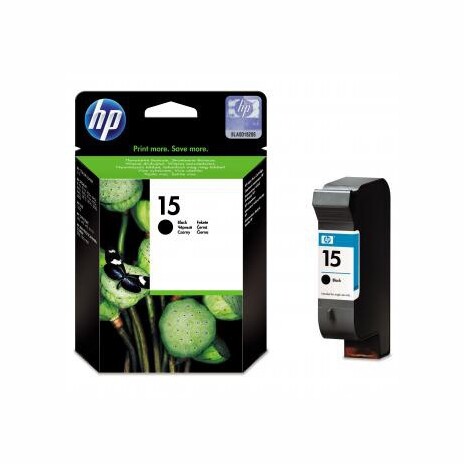 HP C6615D inkoust černý, No. 15 - prošlá exp (feb2012); obal B (viz. popis)