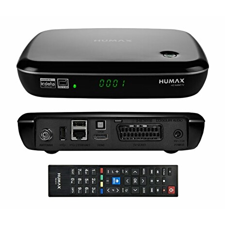 Humax NANO T2 HEVC DVB-T2 přijímač - nový firmware!