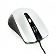 Gembird optical mouse MUS-4B-01-BS, 1200 DPI, USB, Black/silver