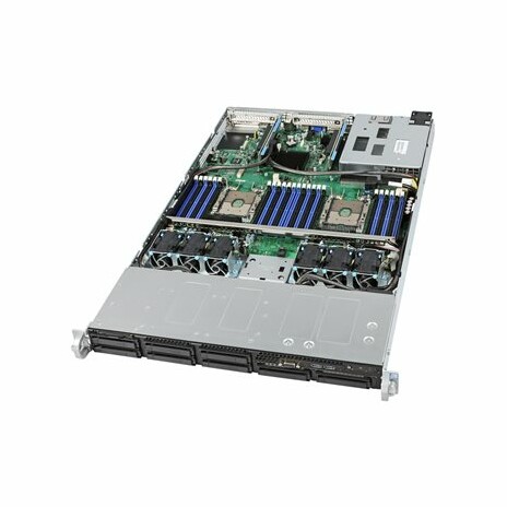 Intel Server System R1208WFTYSR - Server - instalovatelný do racku - 1U - 2-směrný - bez CPU - RAM 0 GB - SATA - vyměnitelný za chodu 2.5" zásuvka(y) - bez HDD - GigE, 10 GigE - monitor: žádný