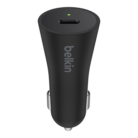 BELKIN 27W USB-C Power Delivery Car Charger, Black