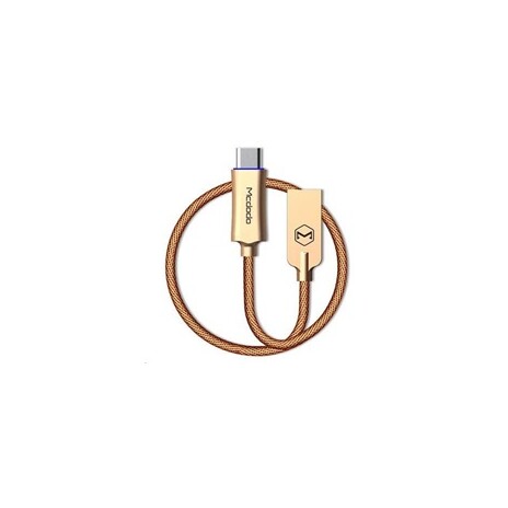 Mcdodo Knight Series Auto Disconnect Type-C Data Cable with Quick Charge 1m Gold