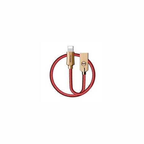 Mcdodo Knight Series USB AM To Lightning Data Cable (1.8 m) Red