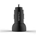 Mcdodo 5V 3.4A LED digital display Dual USB Ports car charger Black