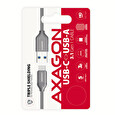 AXAGON BUCM3-AM20G, SUPERSPEED kabel USB-C <-> USB-A 3.2 Gen 1, 2m, 3A, oplet, šedý