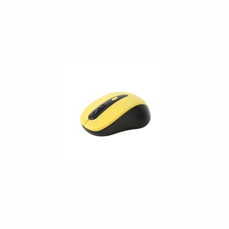 OMEGA myš OM-416, bezdrátová 2,4GHz, 1600 dpi, nano USB přijímač, žlutá
