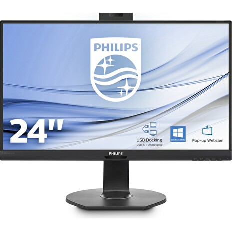 Philips MT IPS LED 23,8" 241B7QUBHEB/00, IPS panel, 1920x1080,50M:1, 250cd, HDMI, DP, USB-C, LAN, pivot