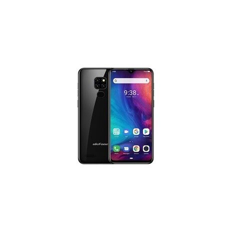 UleFone smartphone NOTE 7P Black,6,1" BLACK Android 9, 3/32GB, triple camera, pouzdro, 3500mAh