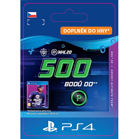 ESD CZ PS4 - NHL 20 - 500 Points Pack