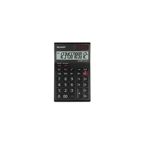 SHARP kalkulačka - EL-124TWH - černá