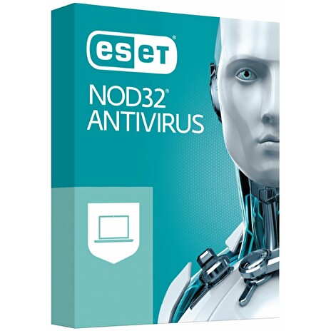 ESET NOD32 Antivirus, nová licence - krabice, 1 licence, 1 rok