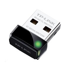 TP-LINK TL-WN725N/ bezdrátový USB mini adaptér/ 802.11b/g/n/ 150 Mbps