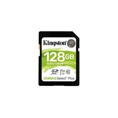 Kingston paměťová karta 128GB Canvas Select Plus SD UHS-I (čtení/zápis: 100/85MB/s)