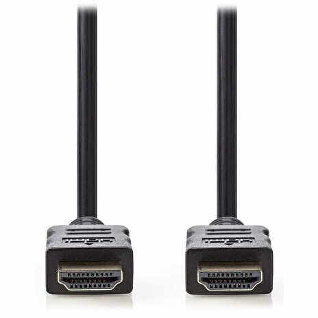 NEDIS High Speed HDMI kabel s ethernetem/ zlacené konektory HDMI-HDMI/ 4K/ černý/ 3m