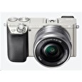 Sony ILCE-6000 Fotoaparát Alfa 6000 s bajonetem E + 16-50mm objektiv - Silver