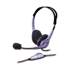 GENIUS HS-04S sluchátka s mikrofonem, regulace hlasitosti
