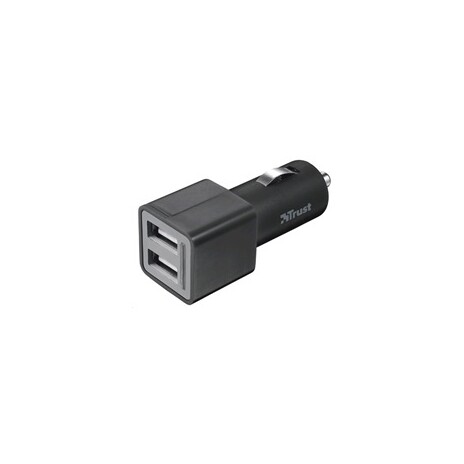 TRUST USB nabíječka do auta 2x12W (2x 5V/2,1A)
