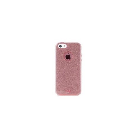 Puro zadní kryt pro Apple iPhone 5/5s/SE "SHINE COVER", růžové zlato