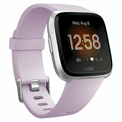 Fitbit Versa Lite - Lilac/Silver Chytré hodinky