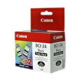 Canon originální ink BCI24B, black, 6881A009, 2ks, Canon S200, S300, i450, MPC-200, 190, i