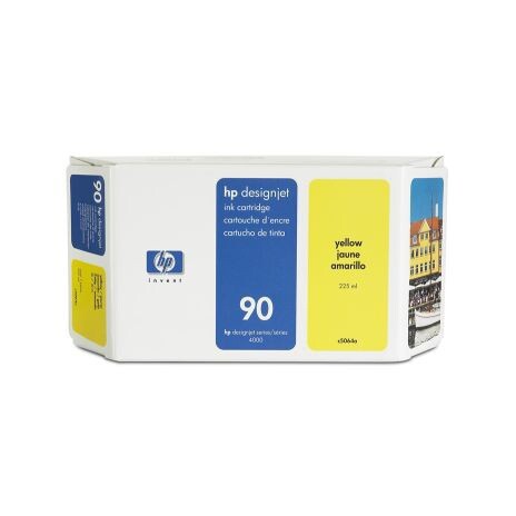 Inkoustová cartridge HP DesignJet, C5065A, yellow, No. 90 - prošlá expirace (nov2012)