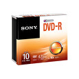 Média DVD-R Sony DMR-47; 4.7GB; 16x; 10ks SLIM