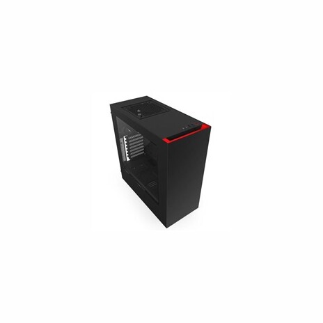 NZXT skříň S340/MidTower/bez zdroje/USB3.0/ATX/černá s červenou