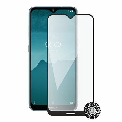 Screenshield NOKIA 6.2 (2019) Tempered Glass protection (full COVER black)
