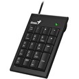 Genius NumPad 100/ Drátová/ USB/ slim design/ černá