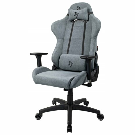 AROZZI herní židle TORRETTA Soft Fabric/ látkový povrch/ šedá popelavá