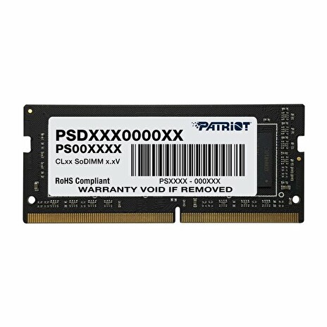 PATRIOT Signature 16GB DDR4 2666MT/s / SO-DIMM / CL19 / 1,2V