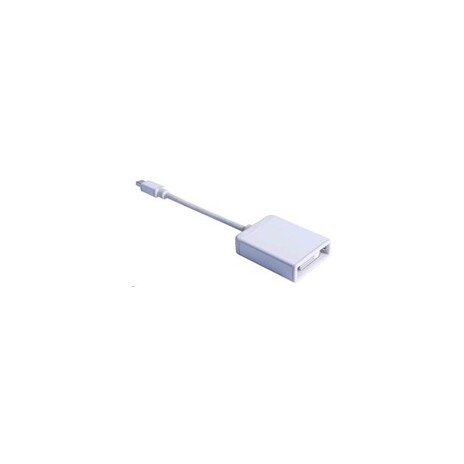 PremiumCord - Adaptér DisplayPort - Mini DisplayPort (M) do DVI-D (F) - 15 cm ( DisplayPort 1.1 / DVI 1.1 ) - bílá