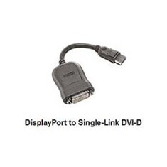 LENOVO adaptér DisplayPort to Single-Link DVI-D Monitor Cable - přenos signálu přes DP na DVI
