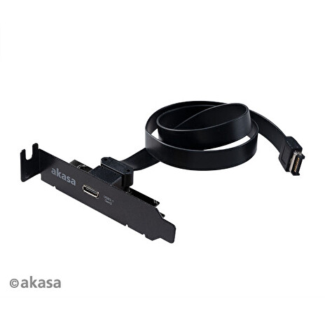 AKASA - USB 3.1 gen 2 Typ C PCI záslepka low profile
