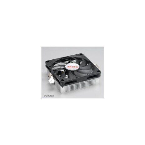 AKASA chladič CPU AK-CC1101EP02 pro AMD socket 754, 979, AMx, 80mm PWM ventilátor, pro mini ITX skříně - bez obalu